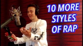 10 More Styles of Rapping! (KENDRICK LAMAR, TRAVIS SCOTT & MORE)