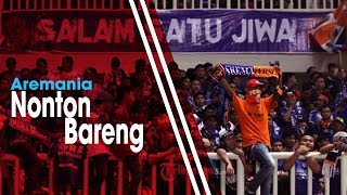 Nobar Arema FC vs Bali United setelah Terima Sanksi Komdis PSSI