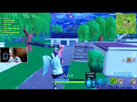 NINJA First Time Landing  PARADISE PALMS Fortnite Battle Royale Gameplay (SEASON 5 HYPE!)