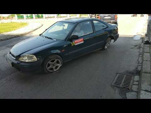 Rajd lasowiak 2017 crash honda