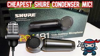 Video thumbnail for Unboxing: Shure PGA181 Side-Address Cardioid Condenser Microphone. PG Alta Series! by Frost Tech