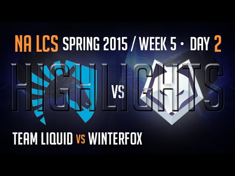Team Liquid vs Winterfox Highlights | Week 5 Day 1 S5 NA LCS Spring 2015 | TL vs WFX W5D1 G1 60fps