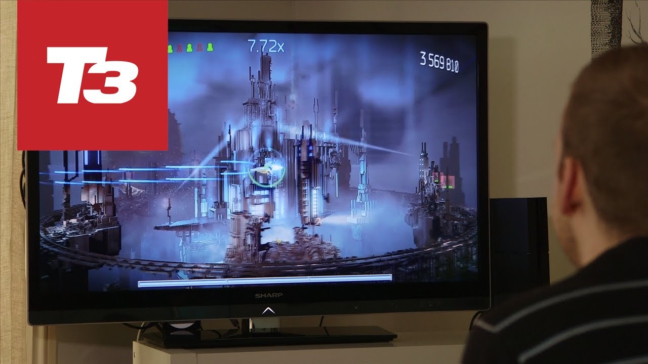 PS4 gameplay: Resogun rookie and veteran level gameplay - YouTube