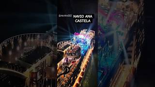 7NAVIO ANA CASTELA 05/01/26 MSC PREZIOSA  cruzeiro Santos @cruzeiros2025  #drone  saindo #shorts