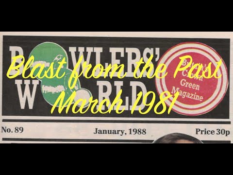 Bowlers' World - Blast From the Past March 1981