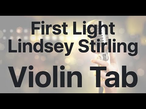 Learn First Light Lindsey Stirling on Violin - How to Play Tutorial
