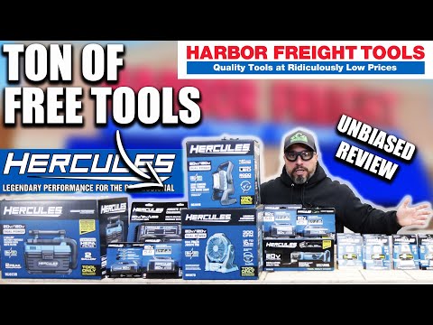 HARBOR FREIGHT Sent Us A TON of FREE Hercules Tools for UNBIASED REVIEW!