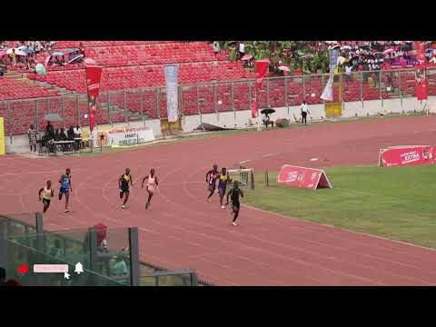 Boys 200m heat 4. 21.60sec. SuperZonals 2026. Ashanti region.