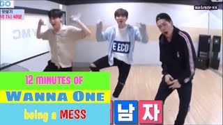 12 minutes of Wanna One being a MESS