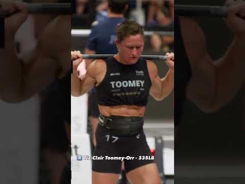 Top 5 Women's Max Back Squats from the 2025 CrossFit Games Event 5 #ryourogue #crossfitgames