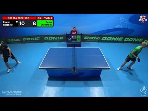05:00 Ruslan Lazebnyi 1-3 Denys Shcherbak West 7 WIN CUP 15.12.2022 | TABLE TENNIS WINCUP