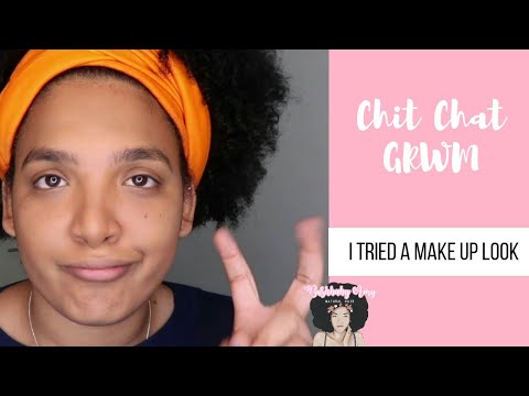 I Tried A Make Up Look | Chit Chat GRWM | Sam Smith Concert | Wash And Go | South African YouTuber