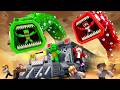 JJ Mikey TRAIN EATERS Vs Security Train Maizen Minecraft Animation