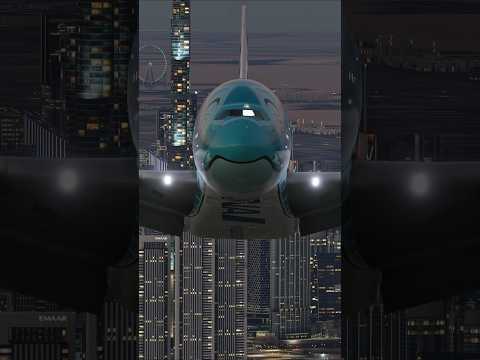 All Nippon Airways A380 flying in Dubai#aviation #dubai #airplane #flight