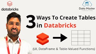 How to Create Tables in Databricks ( UI, DataFrame & Table-Valued)