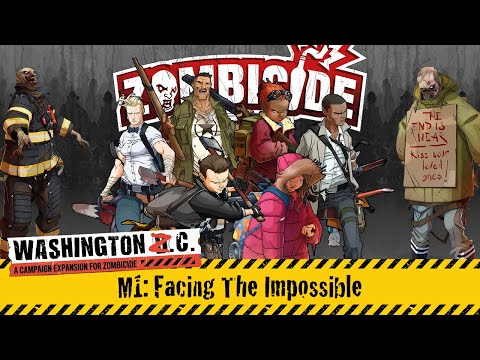 Zombicide 2nd Edition: Washington ZC Campaign (Mission M1) Board Game Gameplay | Live Stream Replay