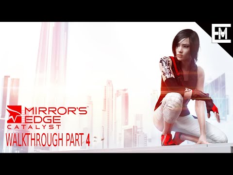 🔴 Mirror's Edge Catalyst Walkthrough Part 4 | GETTING INTO FIGHTS TO UPGRADE MY ABILITIES FASTER