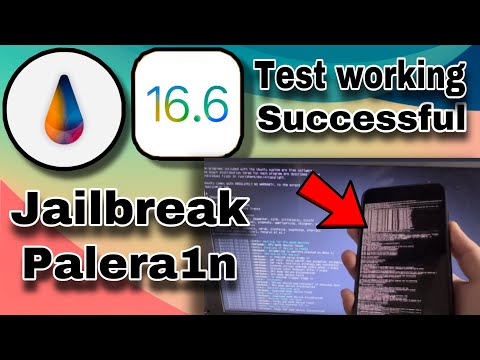 NEWS Jailbreak iOS 16.6 Palera1n test working successful use Windows & Mac [ Jailbreatk iOS 16.6 ]