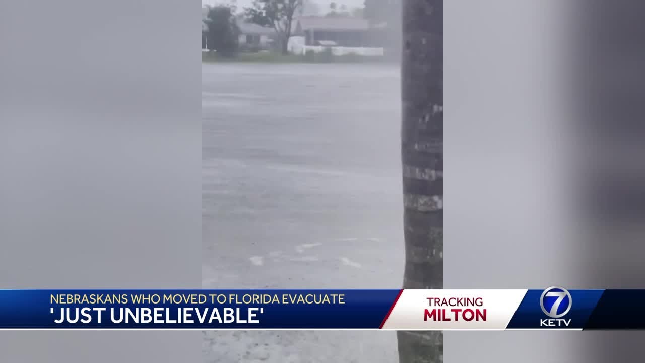 'Just unbelievable': Nebraskans who moved to Florida evacuate