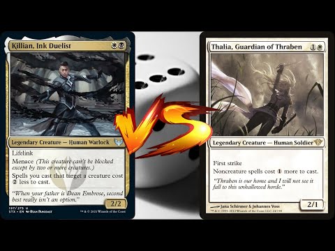 Killian VS Thalia - MTG EDH Duel Commander