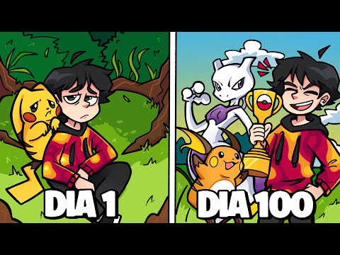 SOBREVIVI 100 DIAS NO PIXELMON BRASIL! - O FILME