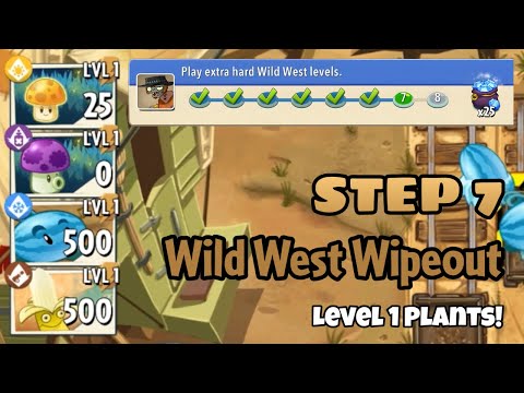Plants vs Zombies 2 | Epic Quest: Wild West Wipeout - Step 7