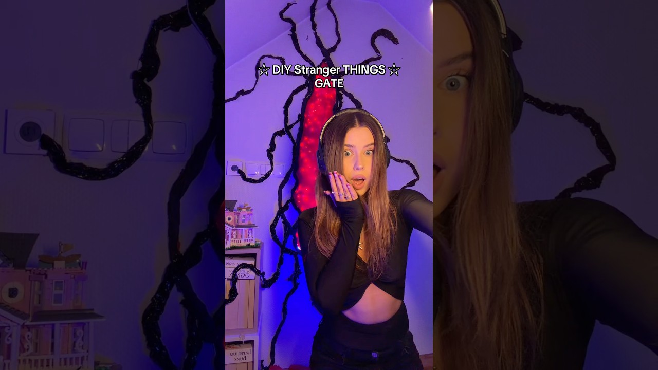 DIY Stranger THINGS Gate EPIC Room DECOR Idea