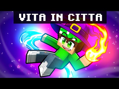 SONO DIVENTATO UN VERO MAGO nella VITA IN CITTÀ 1 REMAKE su MINECRAFT!