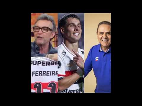 Luiz Roberto falando da promessa do Neto dos 10 gols de Ferreirinha na temporada,