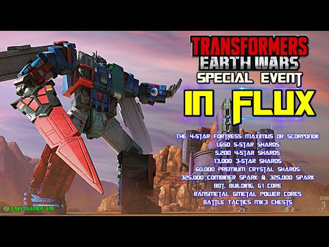 Transformers Special Event - IN FLUX | Chance To Unlock 4-Star Fortress Maximus or Scorponok