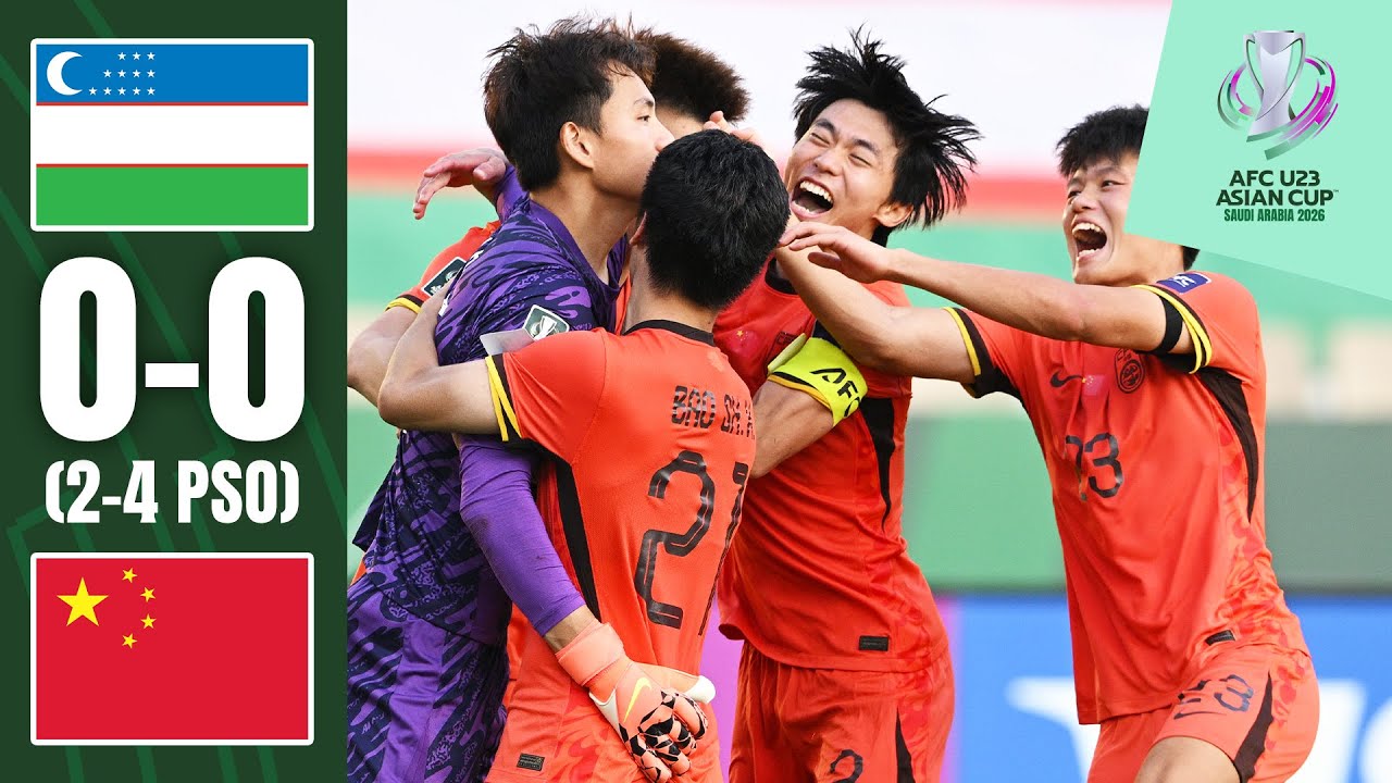 Uzbekistan U23 vs China U23 Highlights