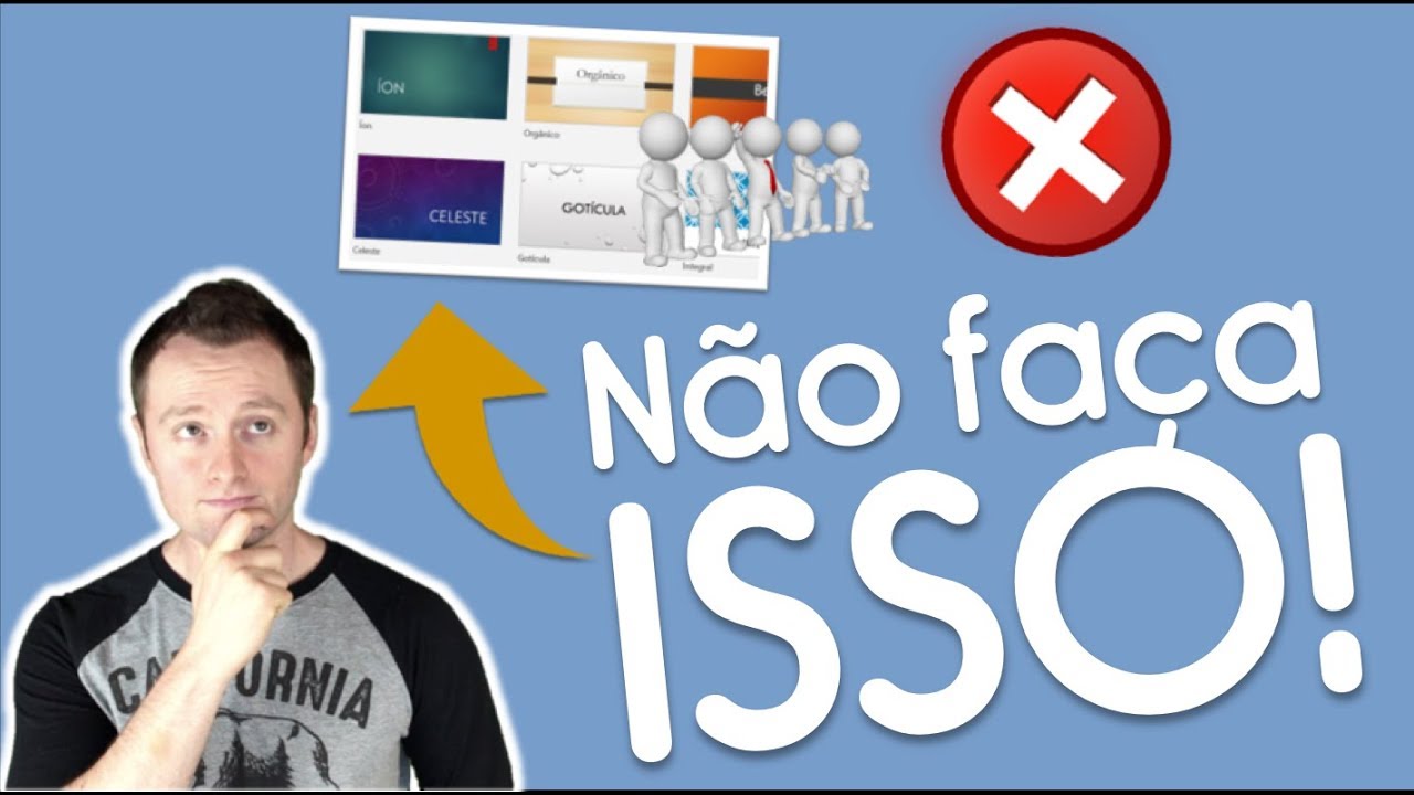 10 coisas para NÃO fazer na sua APRESENTAÇÃO de Powerpoint !