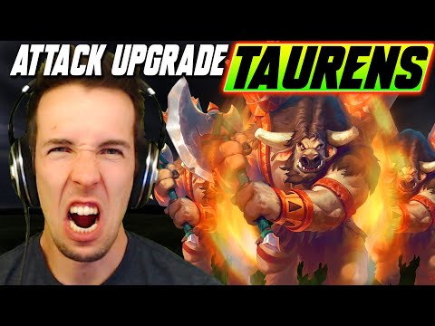 I NEVER attack upgrade Taurens... I did today and here's the result! - WC3 - Grubby - WC3 - Grubby
