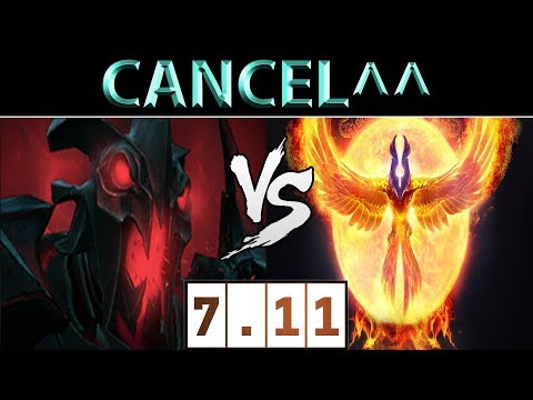canceL^^ [Shadow Fiend] vs [Phoenix] ► Dota 2 7.11