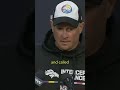 Nathaniel Hackett speaks on the decision to go for the end zone on 4th and 1? #shorts