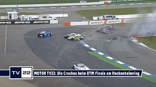 MOTOR TV22: Die Crashes beim DTM Finale Hockenheim 2022 - Arjun Maini out