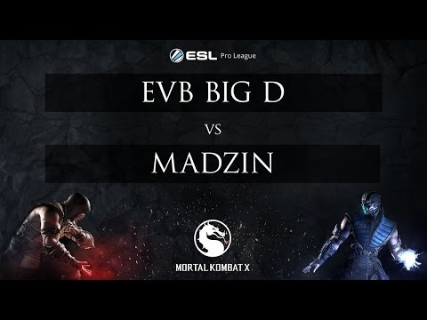 ESL MKX Pro League Season One Finals: Quarter Finals - EVB Big D VS Madzin