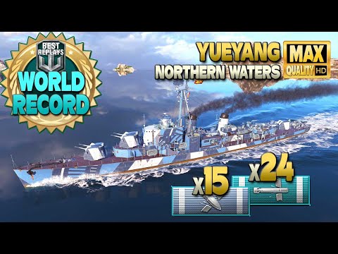 Destroyer Yueyang: Playing for damage only & new world record - World of Warships