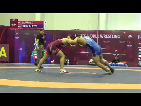 1/2 FS - 97 kg: Z. SAPAROV (TKM) v. A. TURDUBEKOV (KGZ)