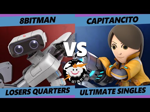 GOML Online 2021 Losers Quarters - 8BitMan (ROB) Vs. Capitancito (Mii Gunner) SSBU Ultimate