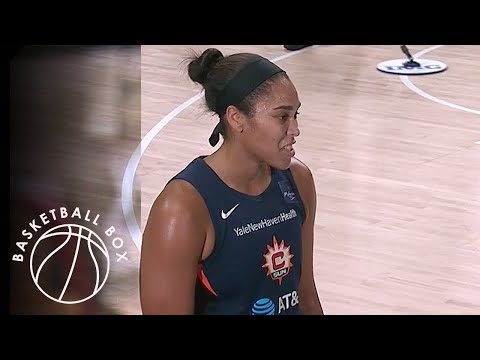 [WNBA Playoffs Round 2] Brionna Jones Mid-Game Interview, CON vs LAS, September 17, 2020