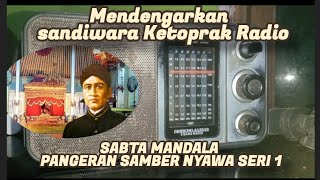 Download lagu KETOPRAK SABTA MANDALA pangeran samber nyawa SERI.1 mp3