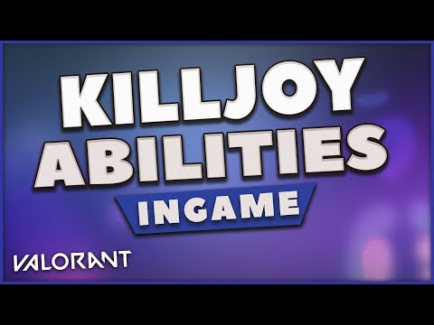 NEW VALORANT AGENT KILLJOY ABILITIES INGAME (EXPLAINED)