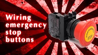Wiring emergency stop buttons