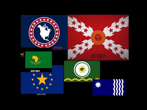Future Flags of All Continents - Compilation by Empire of Krenedas