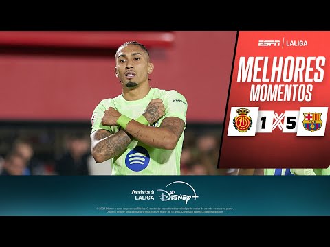 Gols e lances de Mallorca x Barcelona