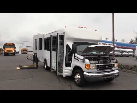 2007 Ford Starcraft Allstar 12 Passenger + 2 Wheelchair ADA Shuttle Bus - S78942