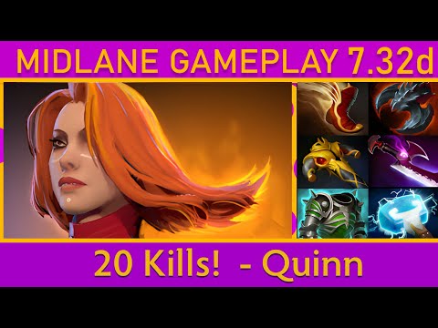 💥Dota 2 Quinn Lina Mid - Top MMR