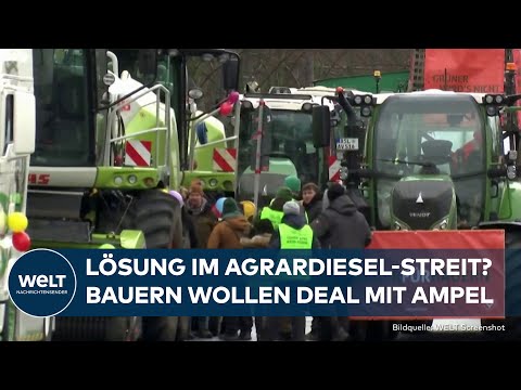 BAUERN-PROTESTE: Lösung bei Agrar-Diesel? Bauernverband signalisiert Kompromiss im Streit mit Ampel