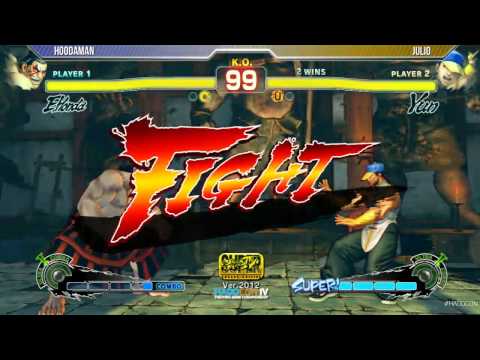 HADOCON IV (SSFIV:AE 2012 Grand Finals) - Hoodaman (E. Honda) vs. Julio (Yun)